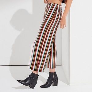 UO Rainbow Striped Flared Pants
